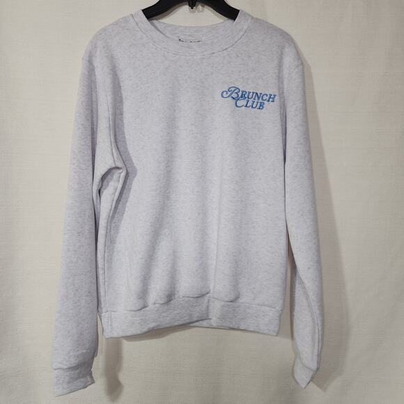 Brunch club women's gray sweatshirt size medium - Picture 6 of 7
